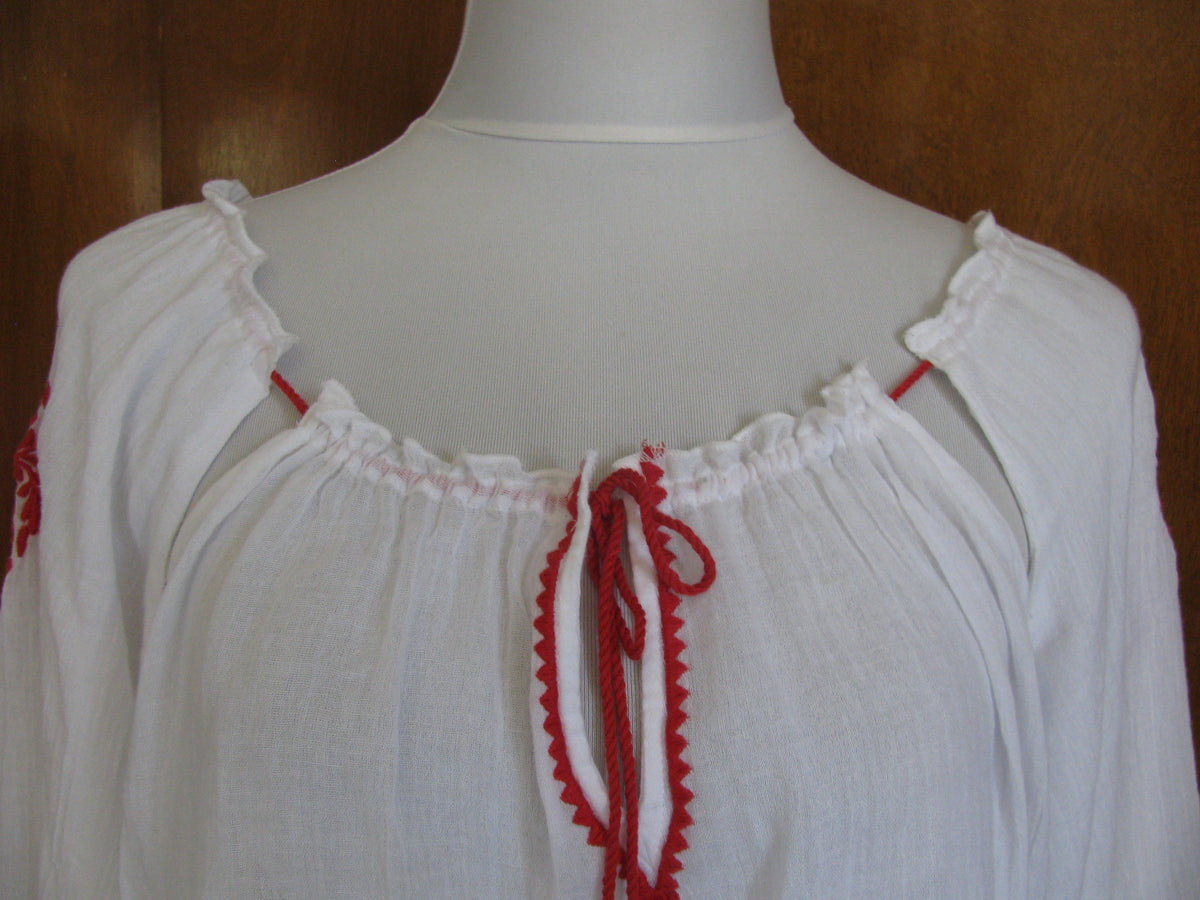 Ralph Lauren Denim & Supply women white cotton embroidered top