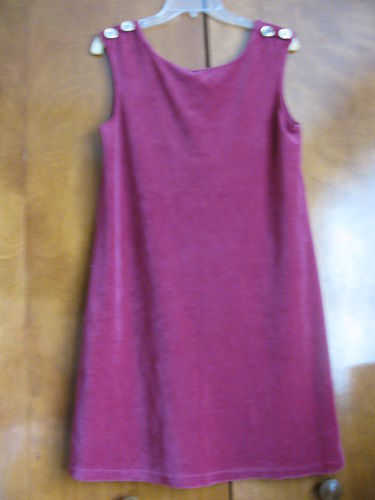 Juicy Couture Women's Mustique Cotton Velour Shift Dress New
