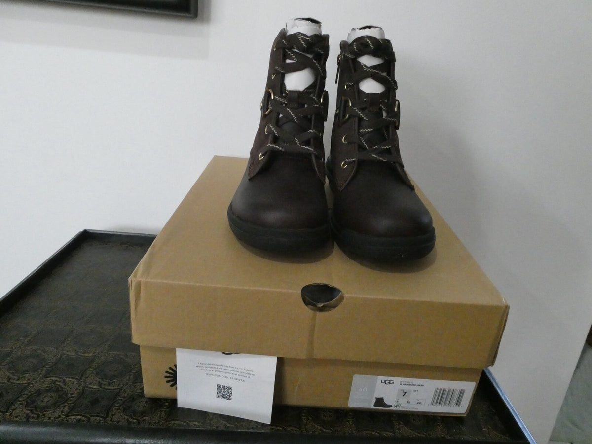UGG Hapsburg Hiker Women's Brown Waterproof Boot Size 7