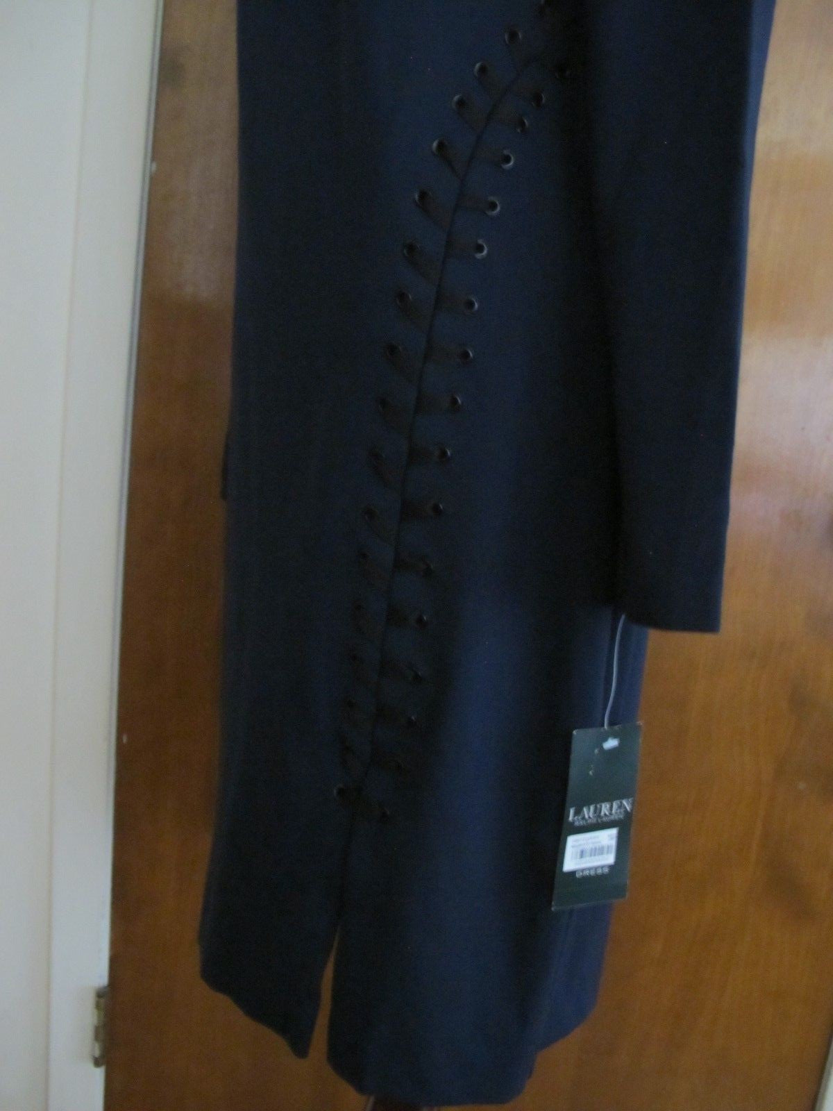Ralph Lauren women's royal navy lined stylish fitted New dress 