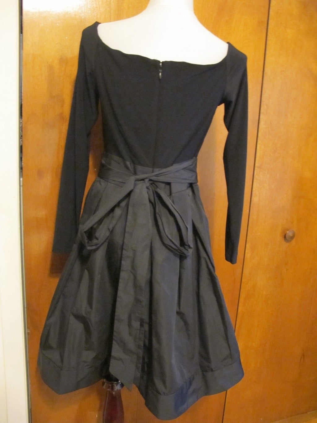 Ralph Lauren women's black pleated skirt evening stylish detailed dress 2 New