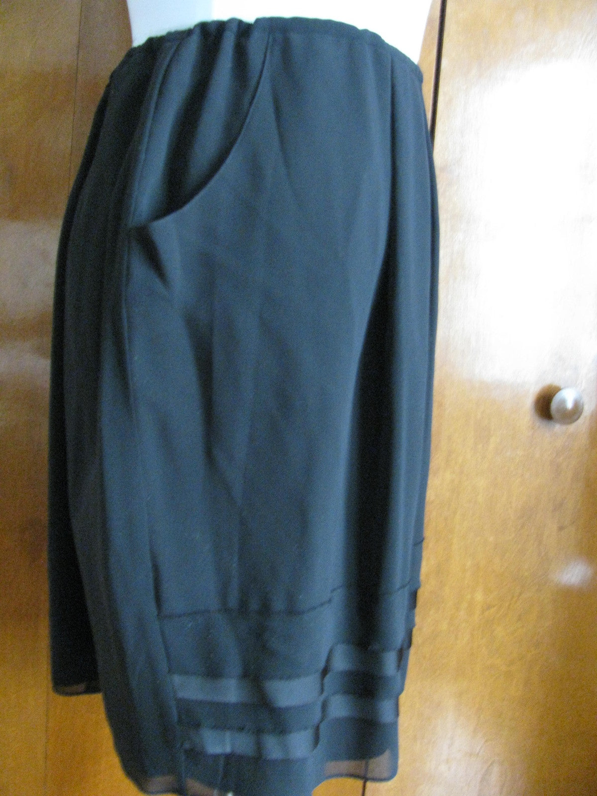  Nine West women's lined black skirt size 14 