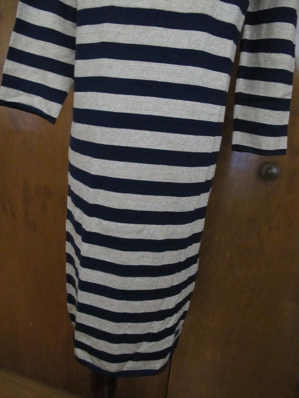 Ralph Lauren women's navy gold NWT dress size medium