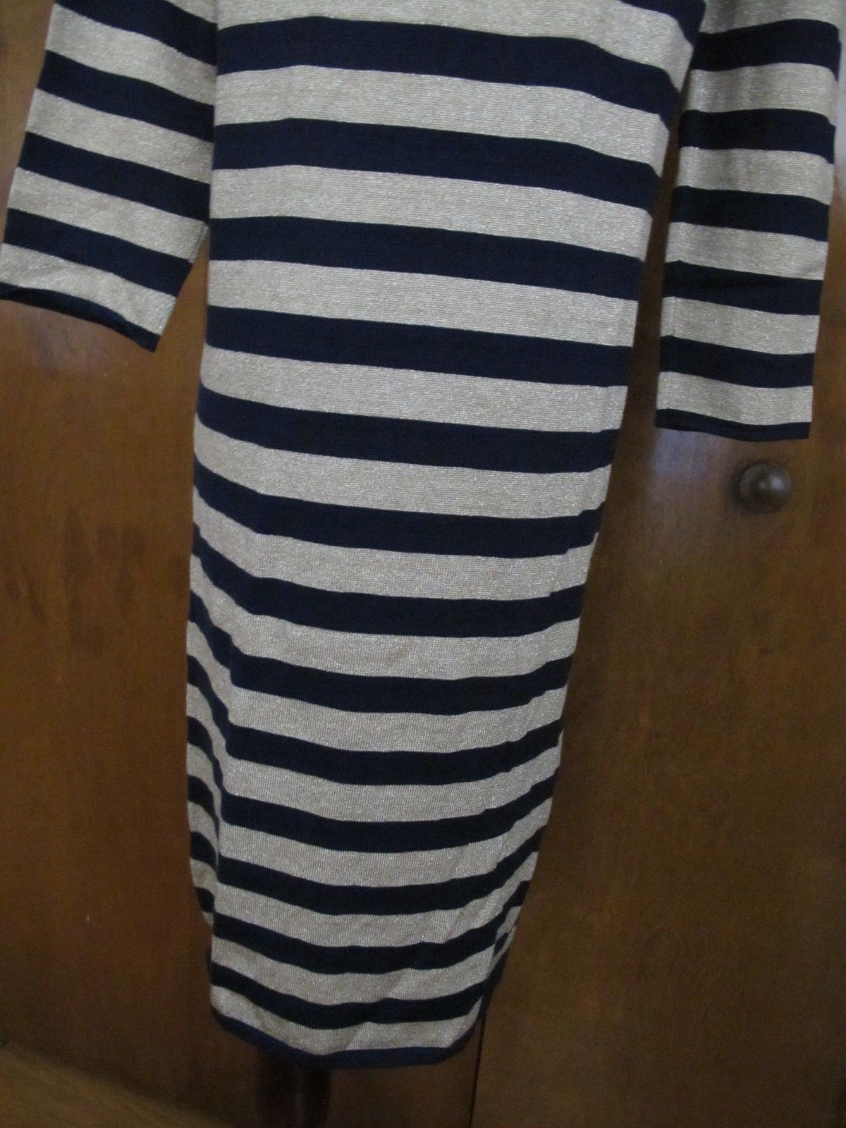 Ralph Lauren women's navy gold NWT dress size medium