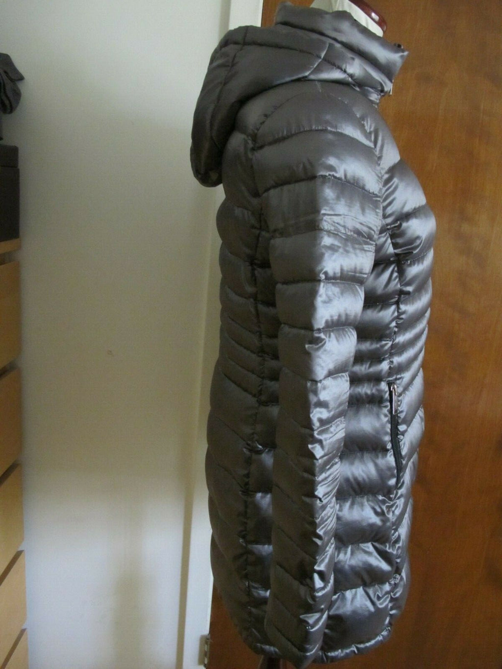 Andrew Marc Women’s Gray Lightweight Premium Downs Winter Coat Small