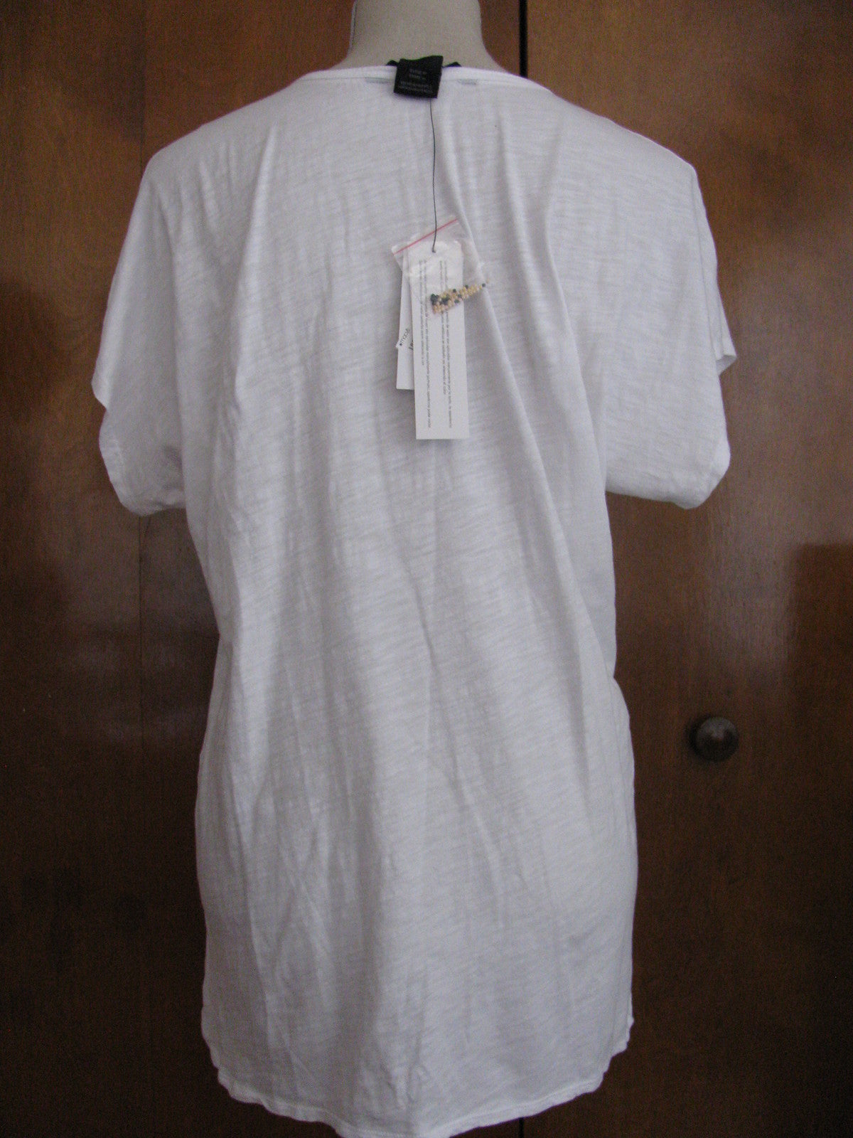 Calvin Klein Jeans women's with cotton beads decorated  tunic top Large
