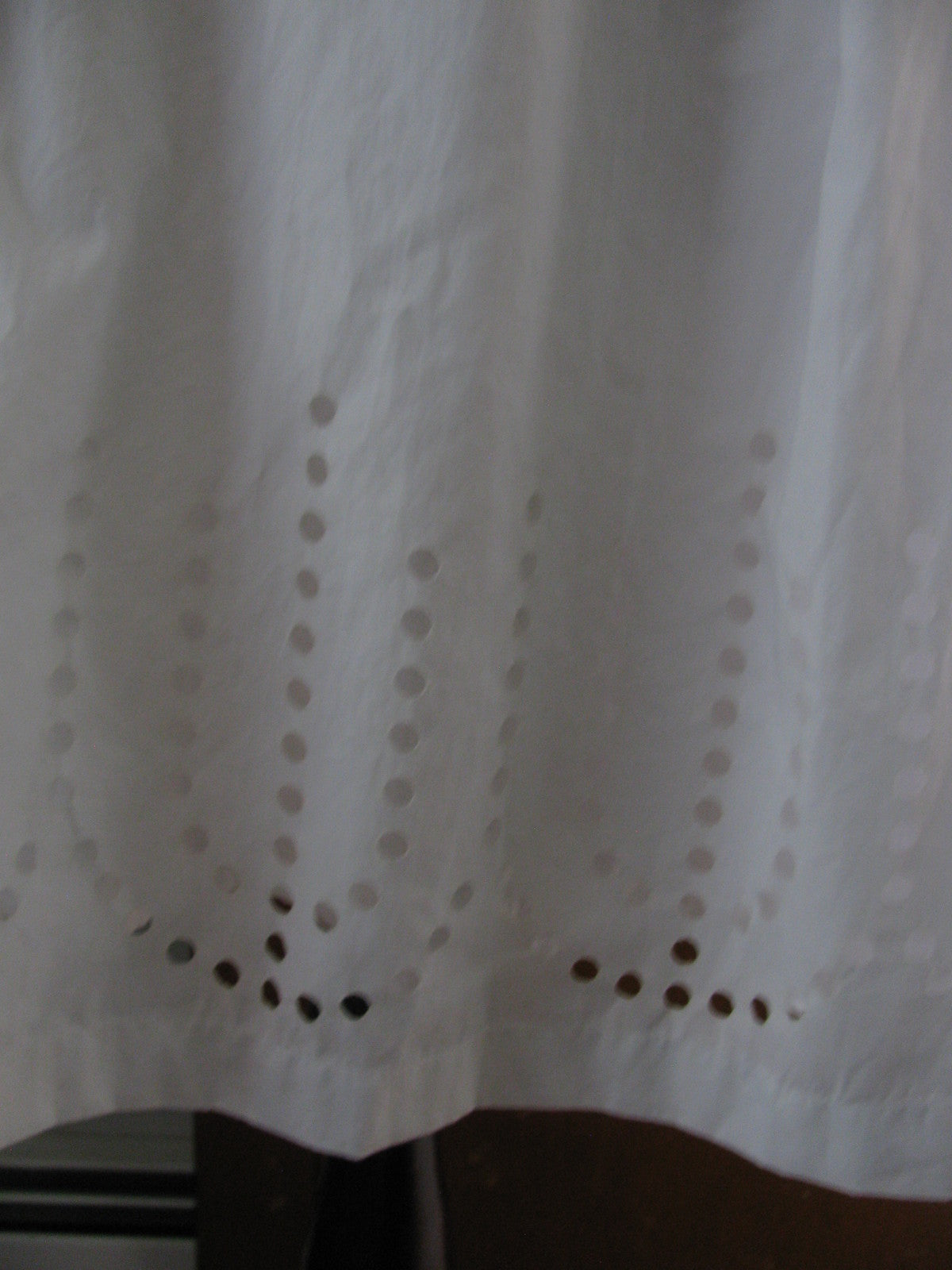 Gap women's white pleated detailed lined cotton dress size 2 