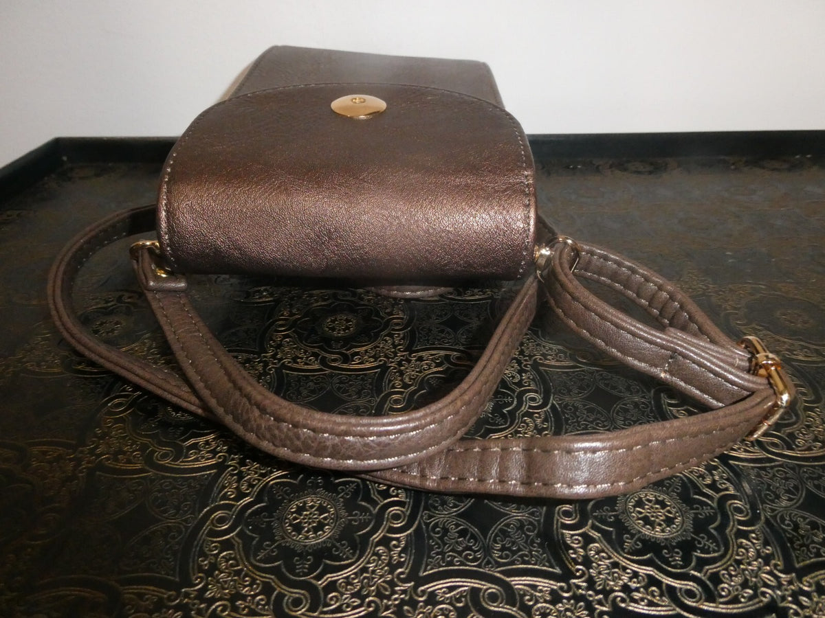 Carroll Accessories Crossbody Brown Travel Wallet Purse 8”X4.5”X1 ¼”  6 Cards