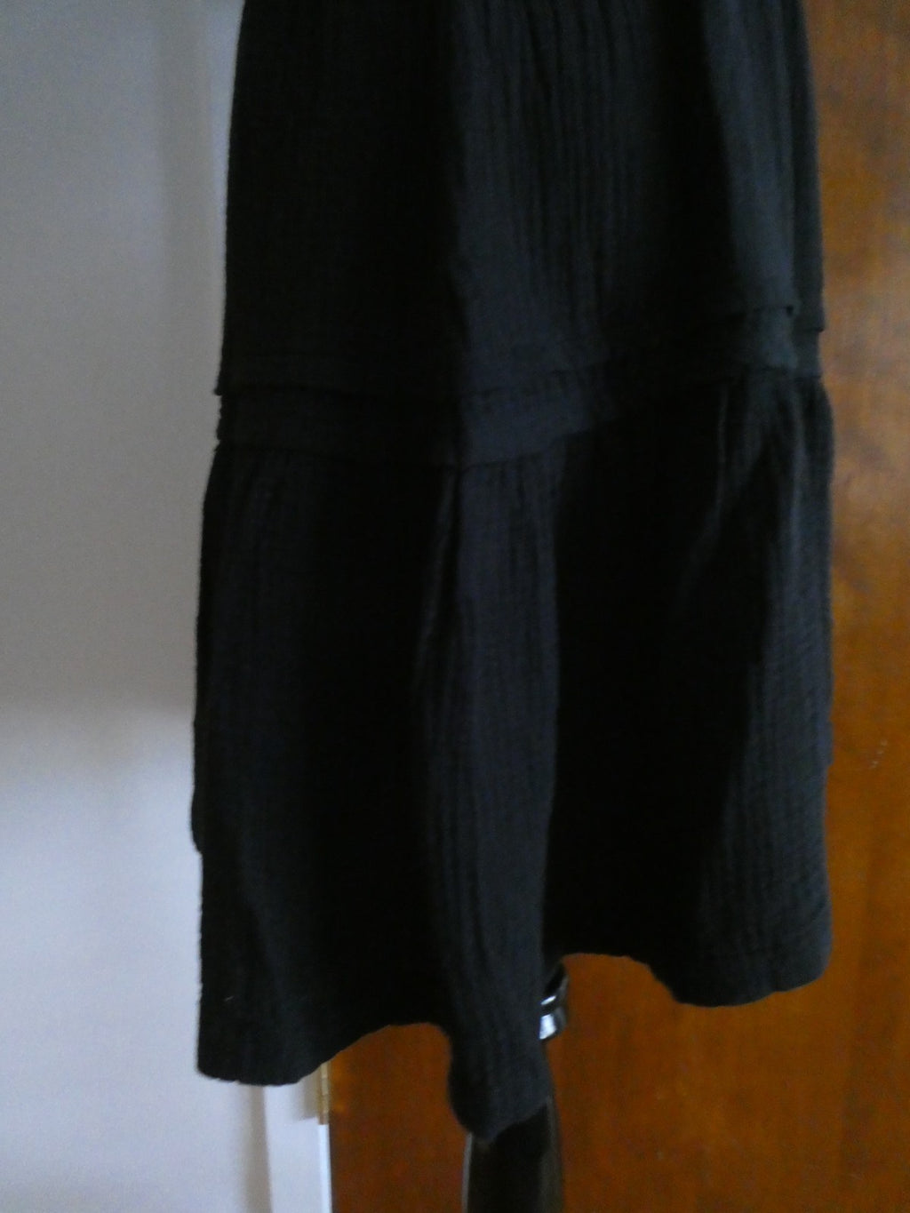 U.S. Polo Assn. Women's Black Tiered Dress Size Medium 100% Cotton NWT