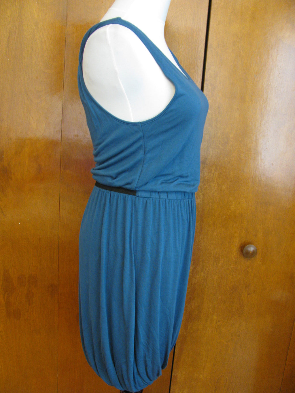 Theory Women's Modal Oil Blue Dress New