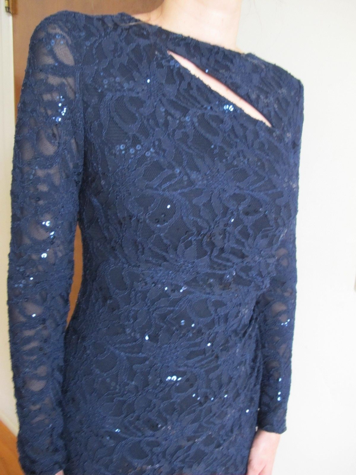 Ralph Lauren women's dark blue evening dress 