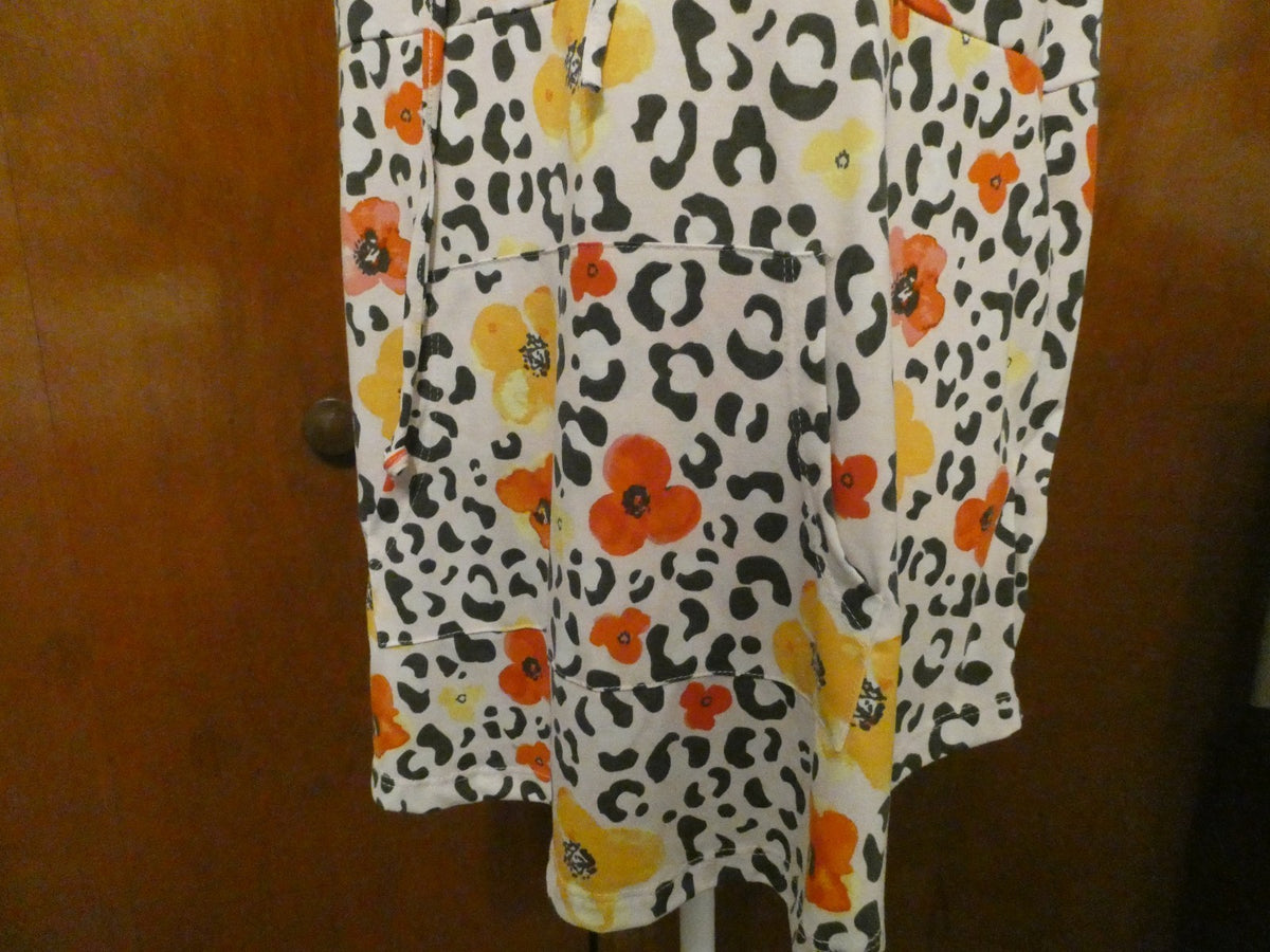 LuLaRoe Hooded Floral Top Size Large