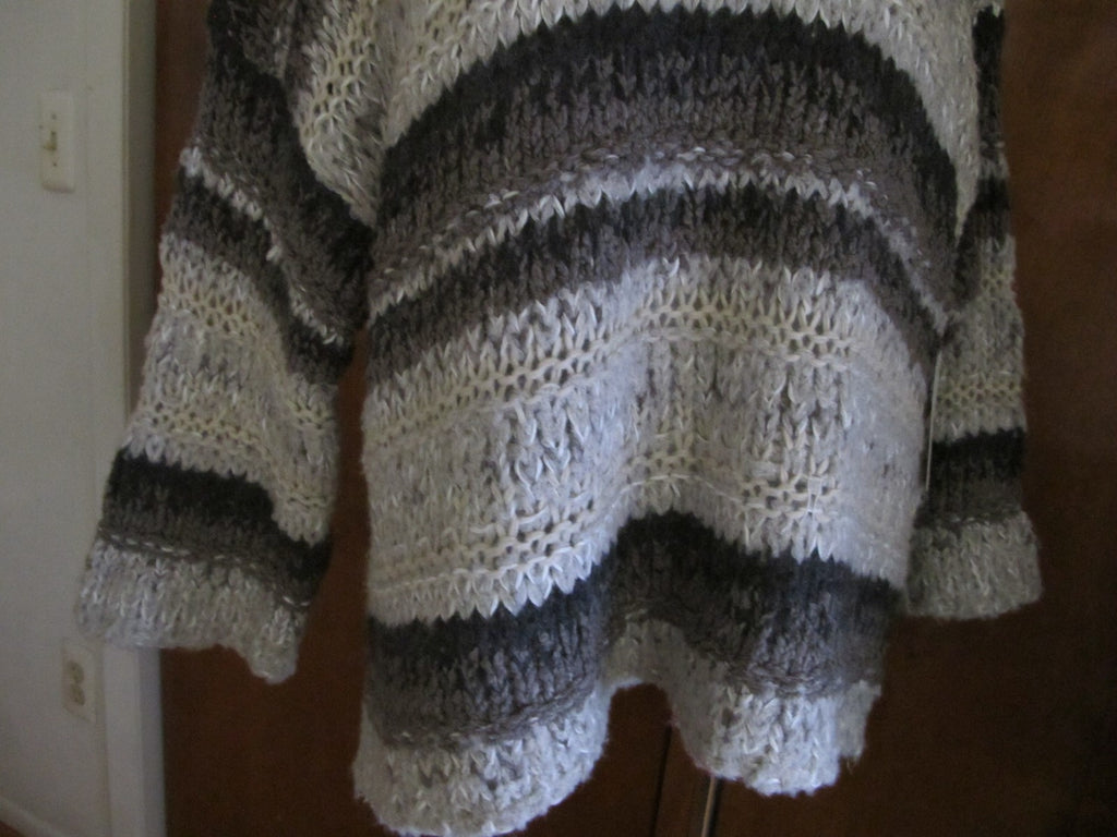 Free People women's gray brown soft sweater size small NWT