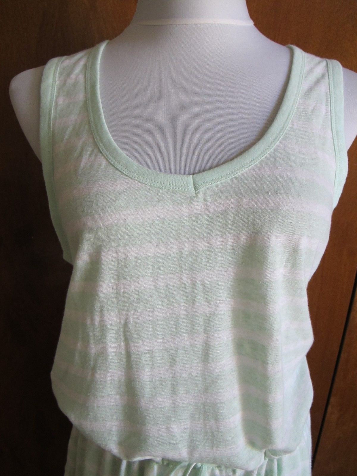 Gap women's stripped cotton linen dress size Medium 