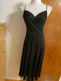 Tahari women's black lined dress 12 