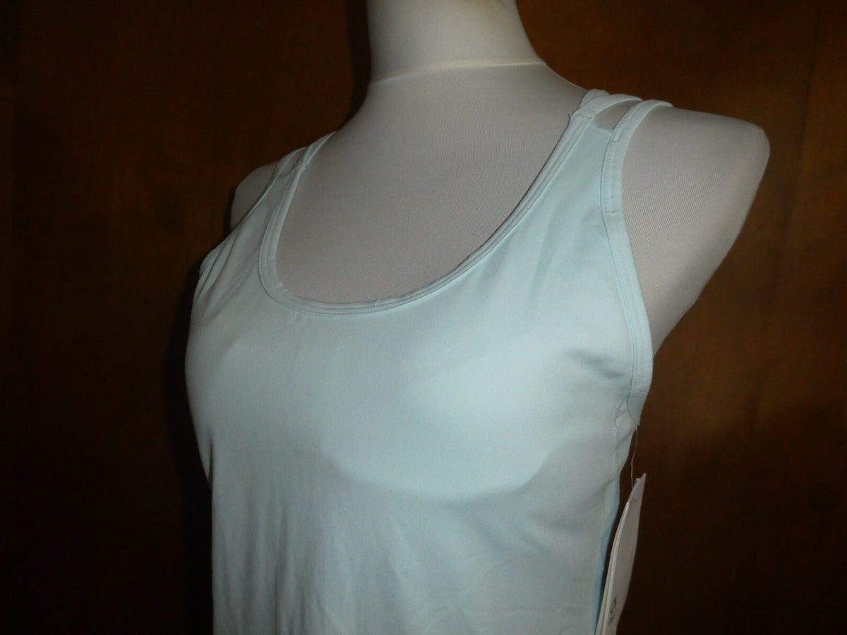 GapFit women's blue build in bra tank top size Large