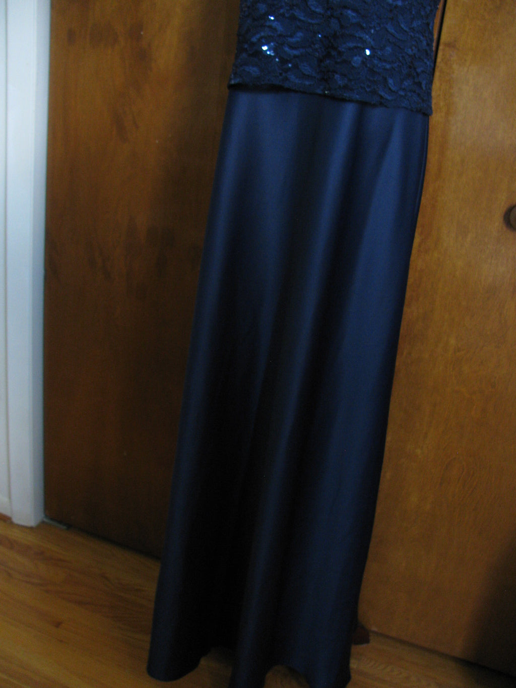 Alex evenings women’s navy maxi dress size 14