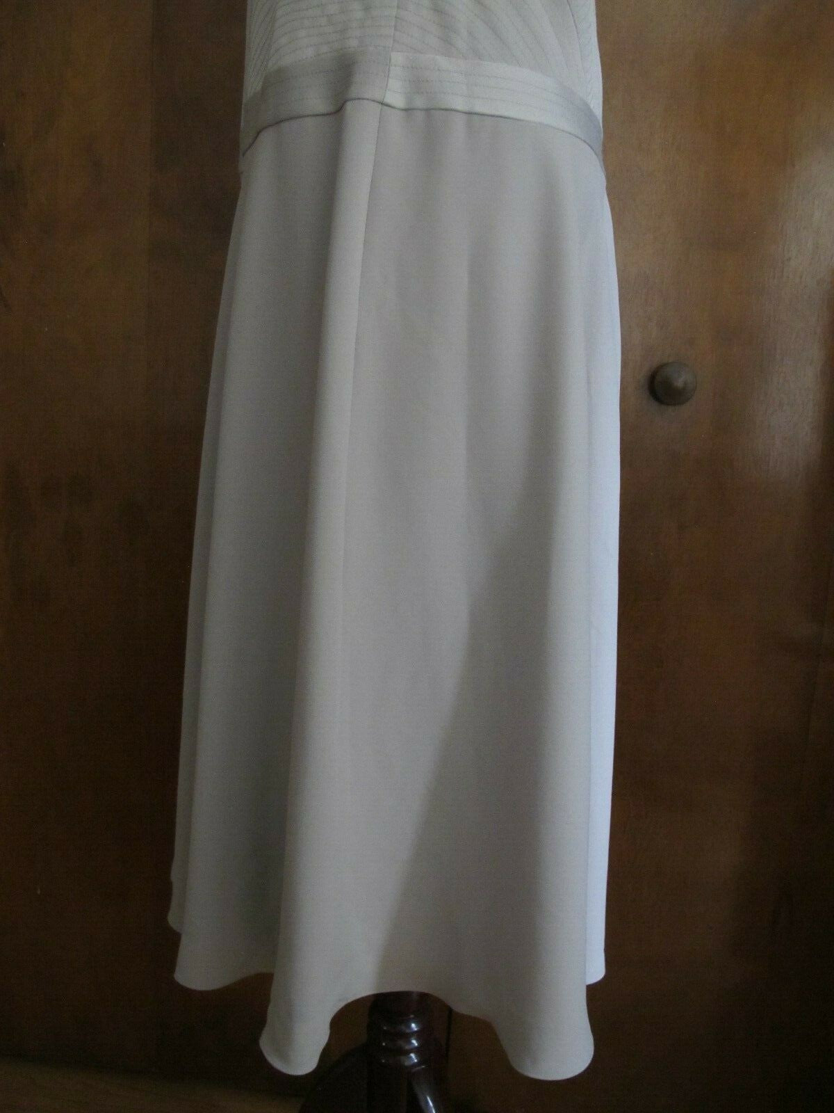 Ralph Lauren women’s  A-Line gray fog lined dress size 14 NEW