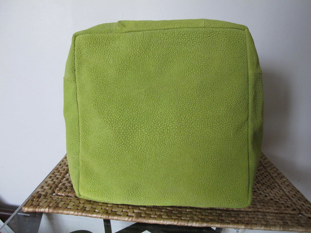 Anthropologie Lumi Women's Shoulder Bag Lime Genuine Leather