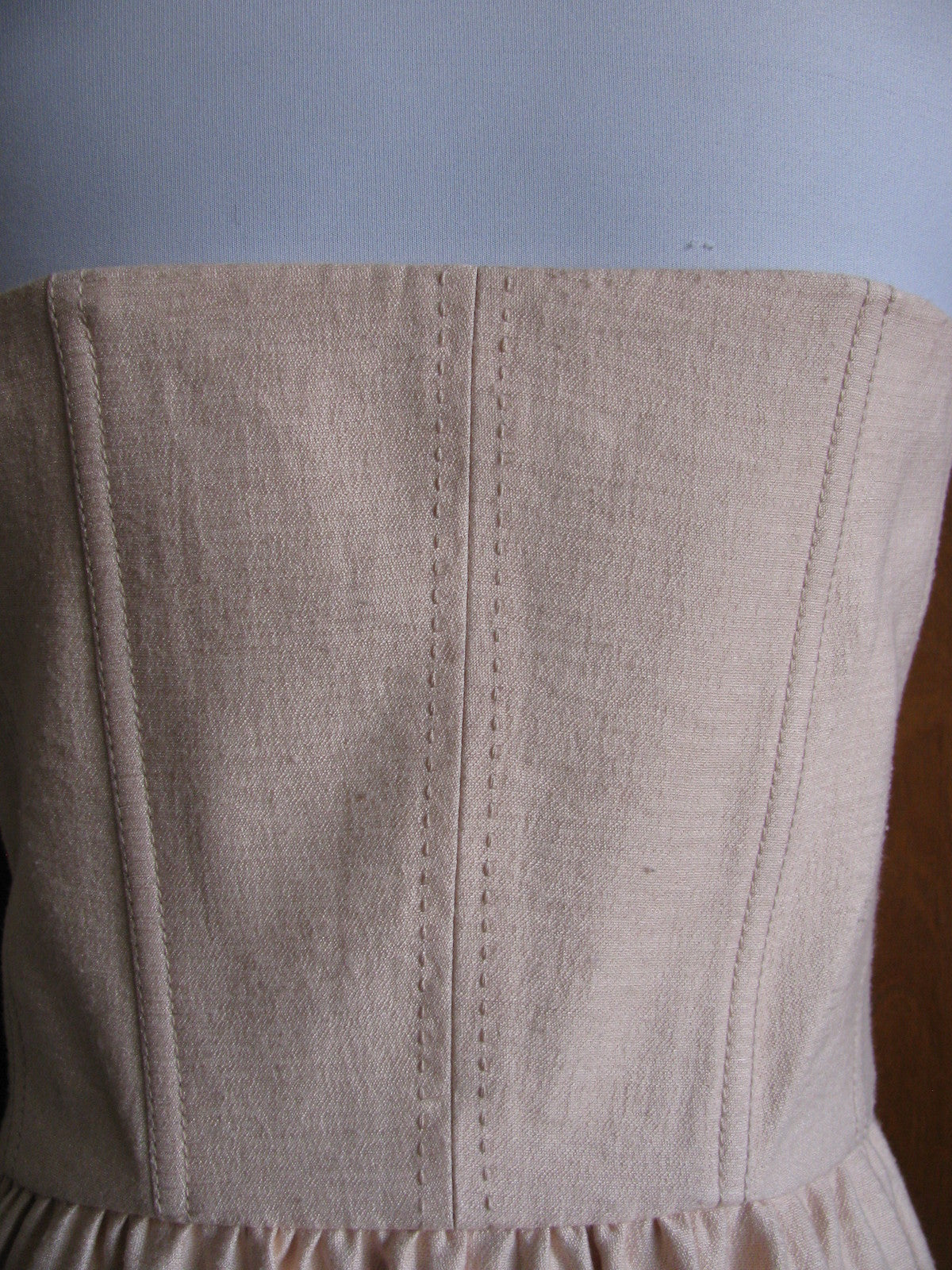 Rachel Roy women's champagne stylish strapless dress Size 10 