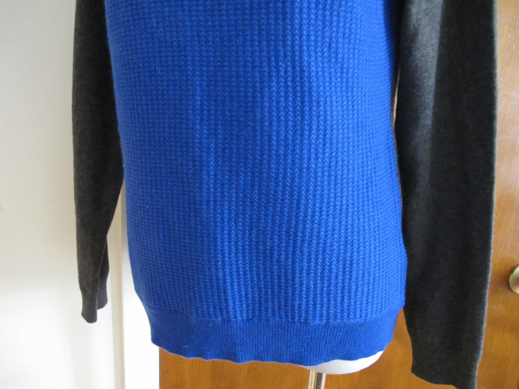 Ralph Lauren Women's Blue Gray Cashmere Sweater Size Medium New
