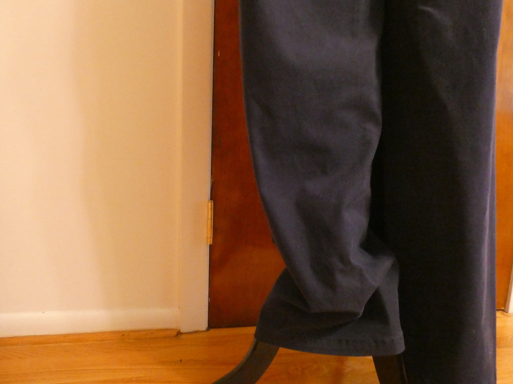 U.S. Polo Assn. Women's Wide Leg Chino Pants Navy High Rise Size 16R (fit 14R)