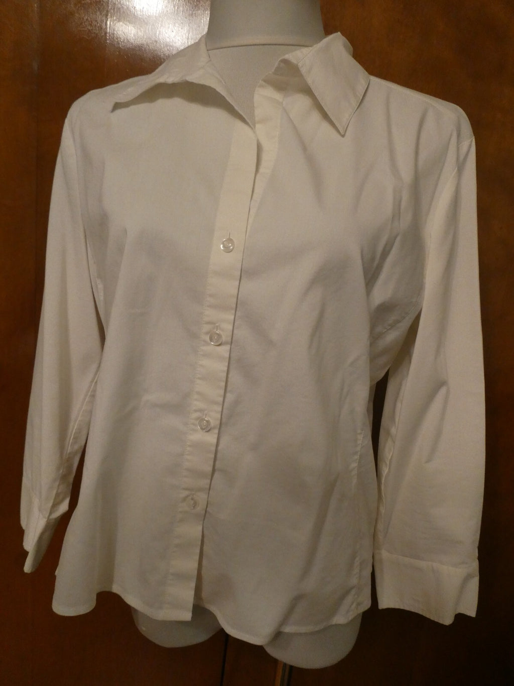 New York &Company women's white top size large
