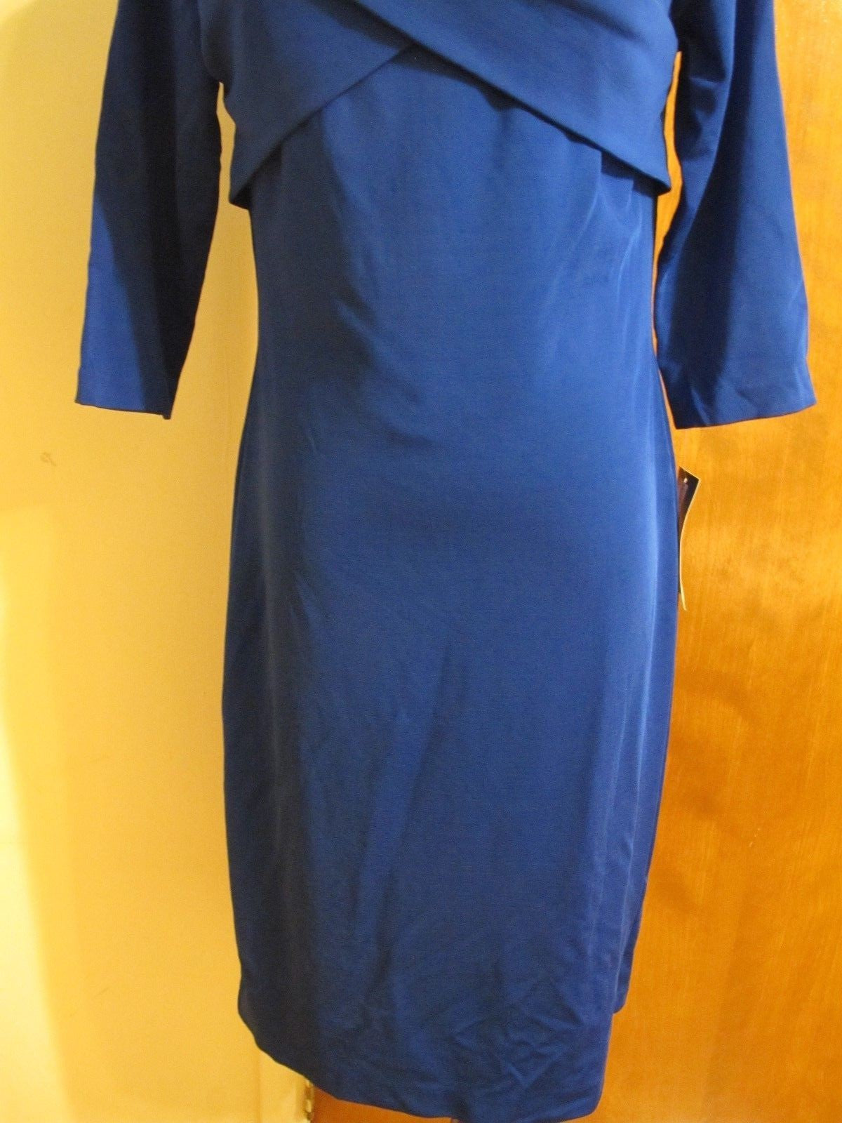 Ralph Lauren women’s blue NWT stylish lined dress size 12