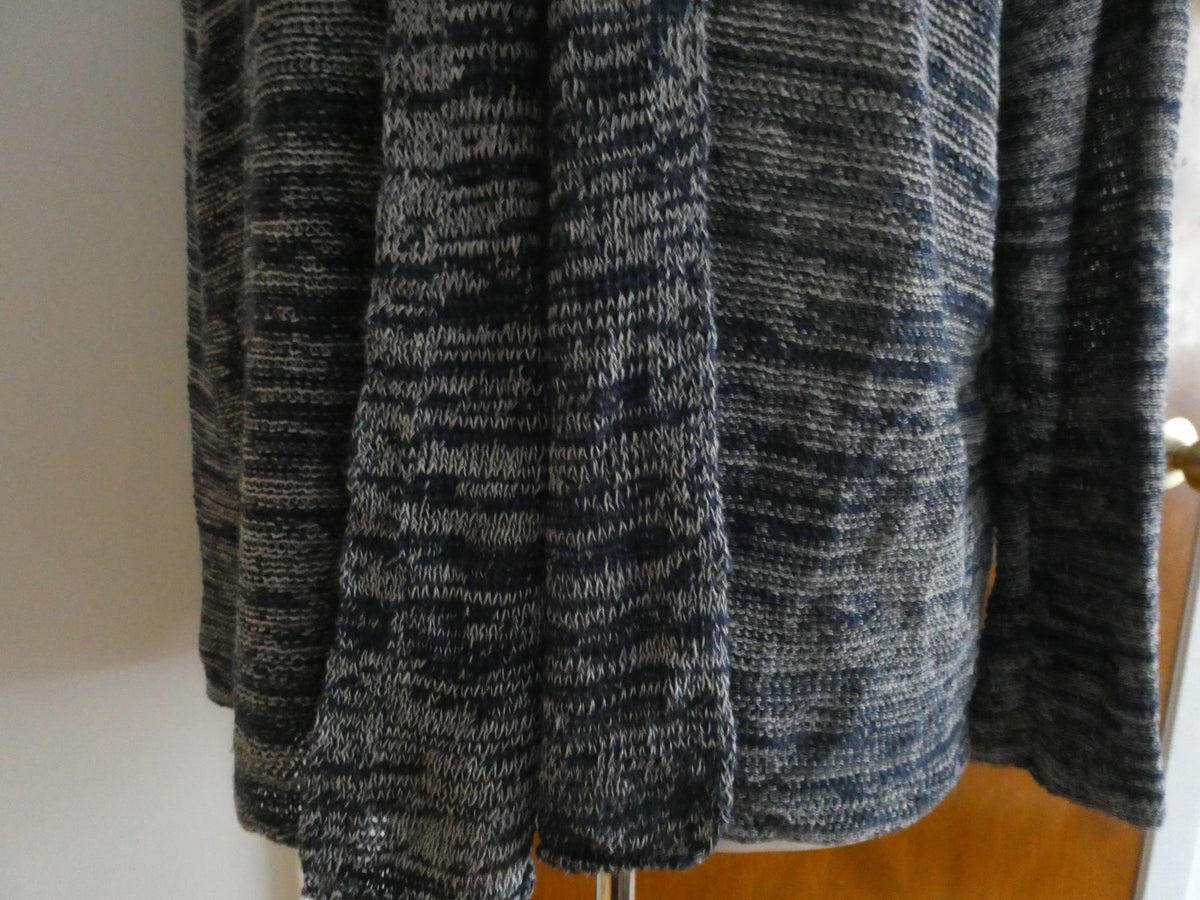 Eileen Fisher Women's Multicolor 100% Lin Organique Open Front Cardigan Medium