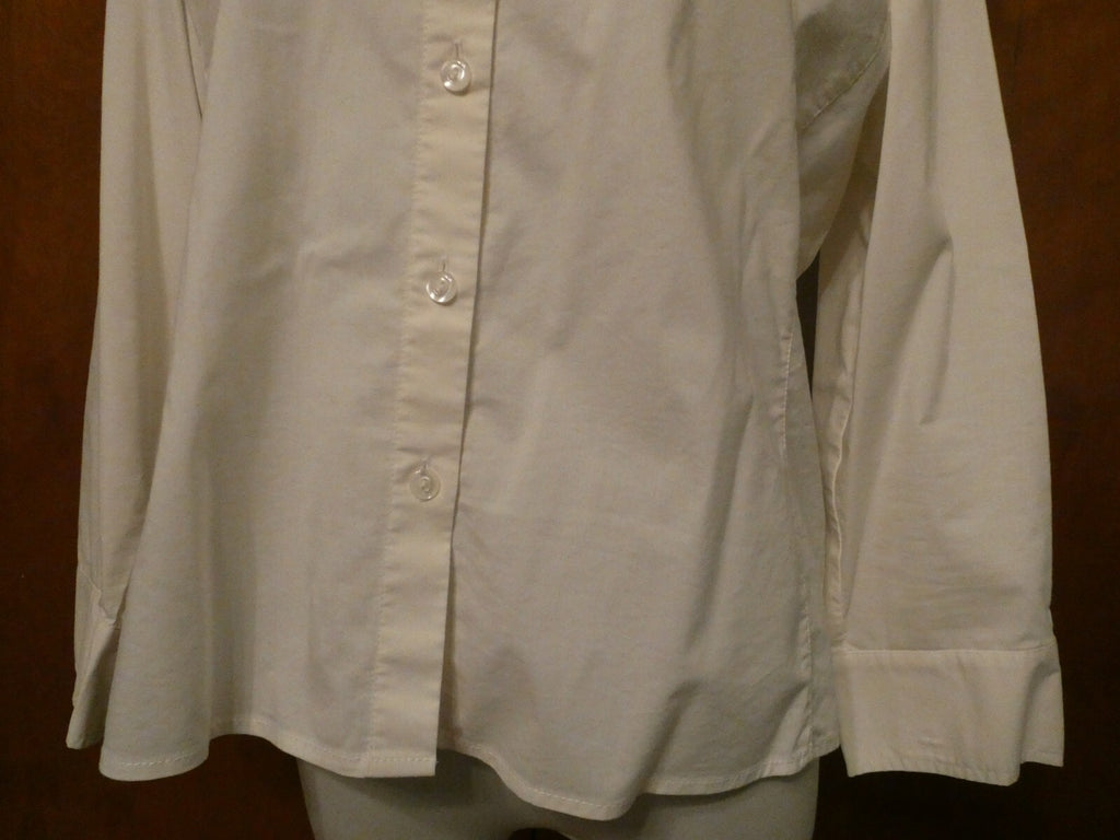 New York &Company women's white top size large