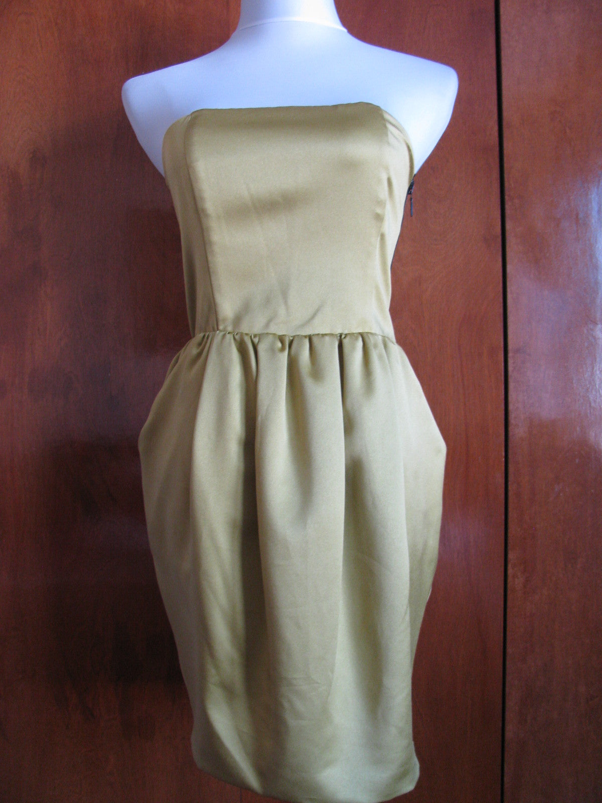 Rachel Roy women’s lined green mini dress size 6 New
