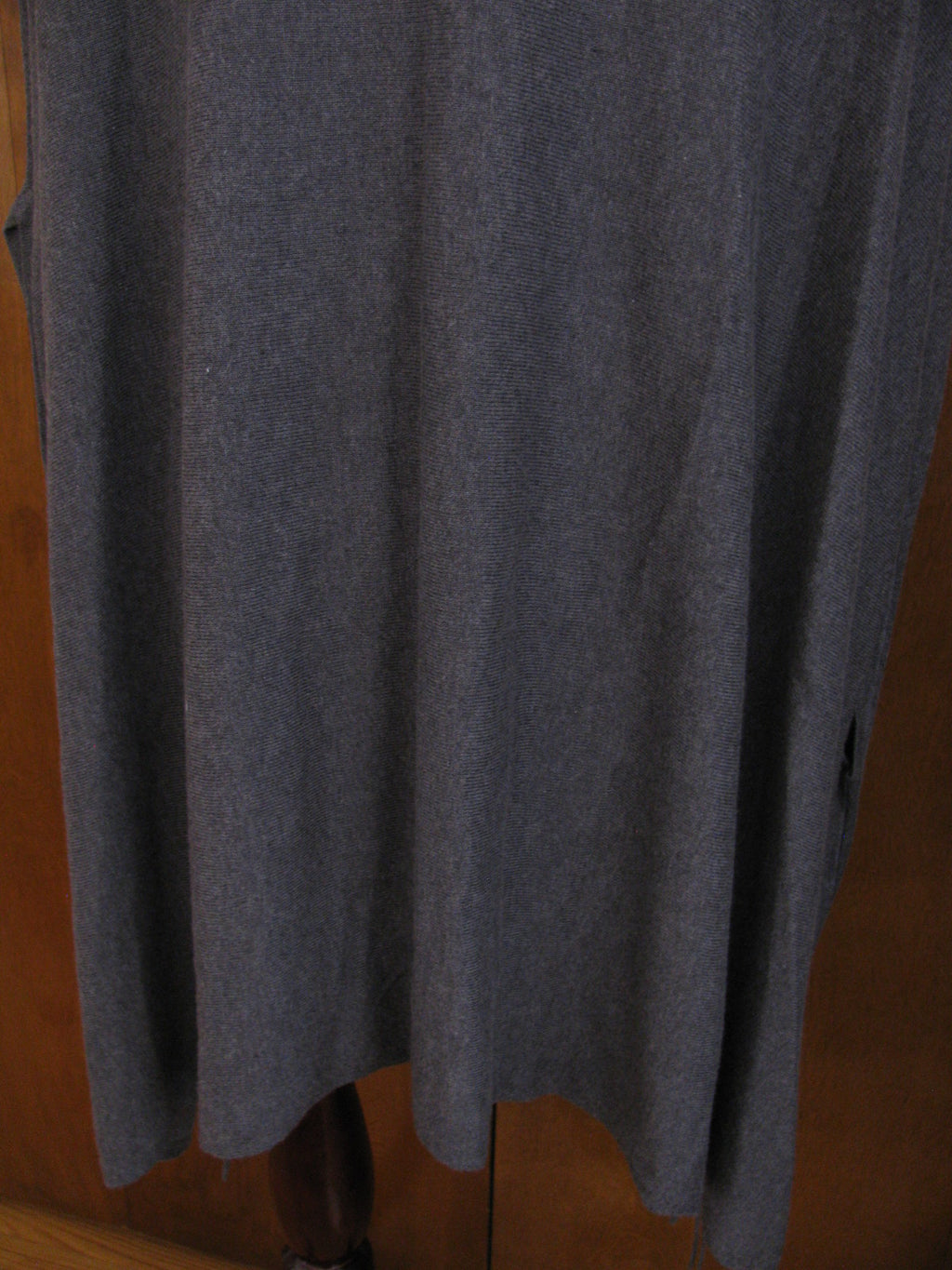 Michael Kors Women’s Derby Gray V-Neck Poncho L/XL 