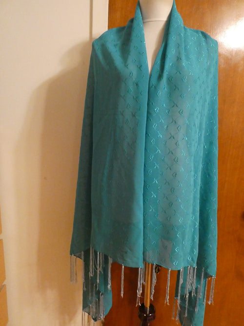 Angel Touch Women's Emerald Gorgeous Scarf/Wrap 68” X 43”