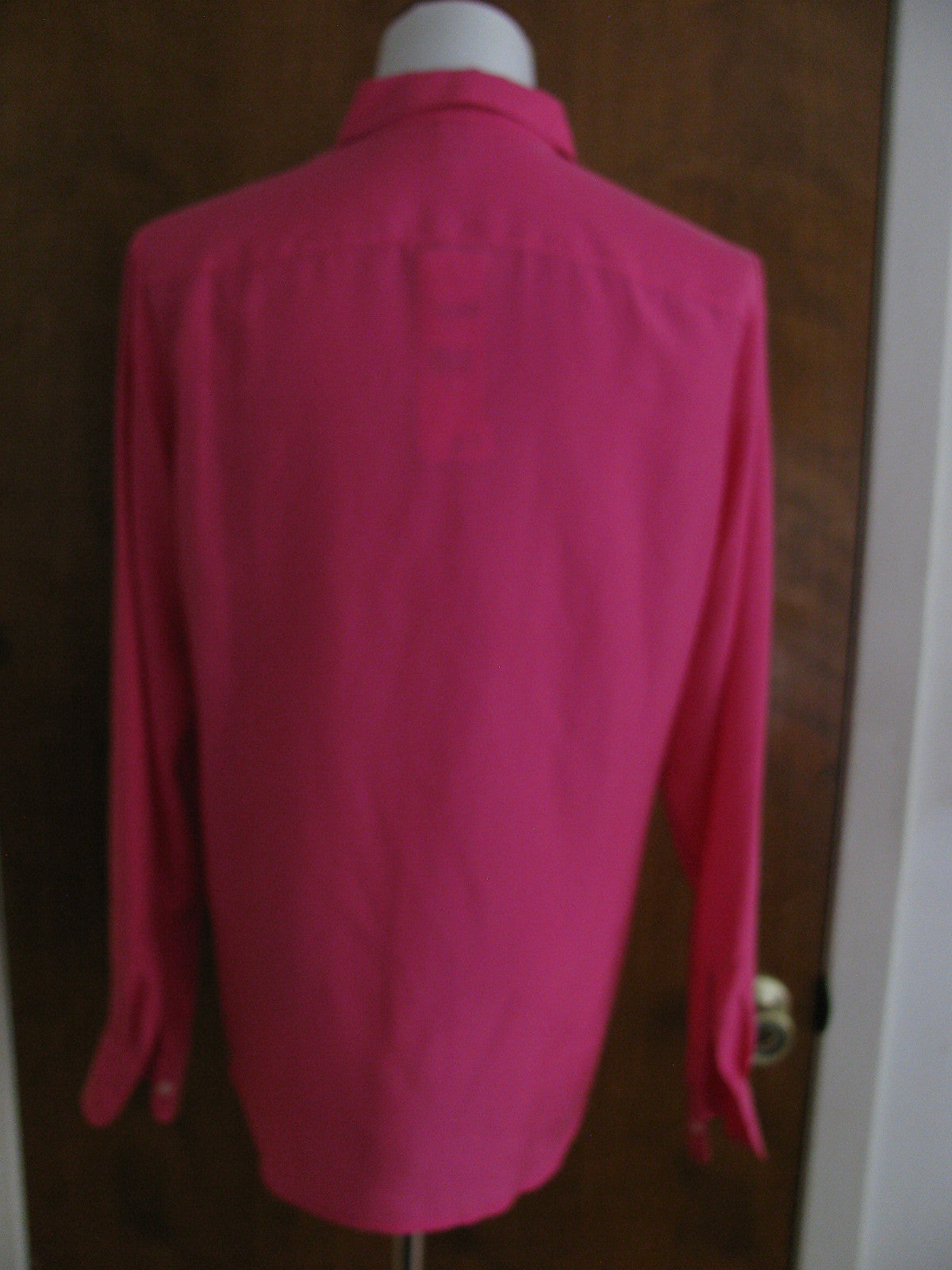 Ralph Lauren  women's cerise pink silk top medium 