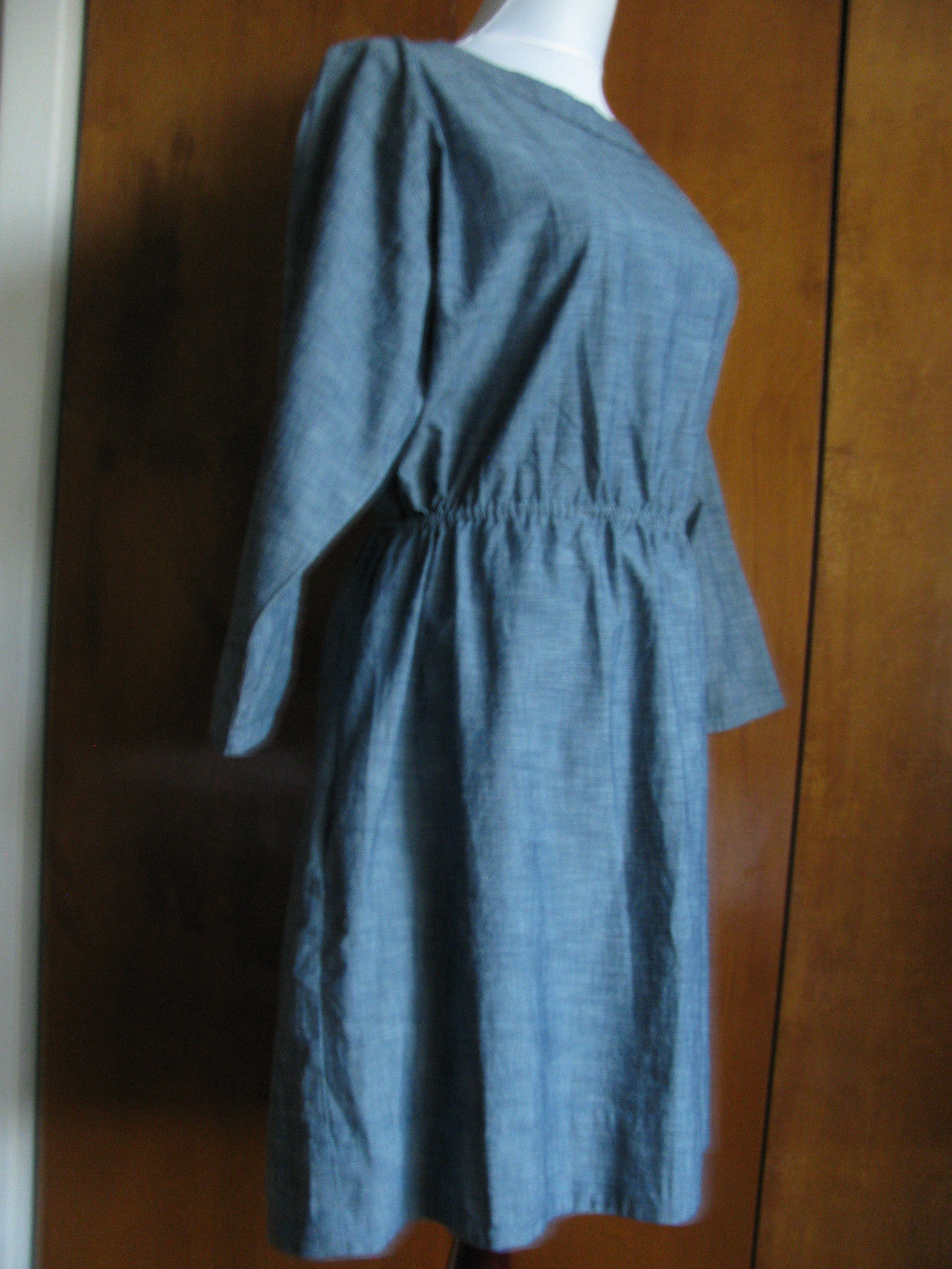 Gap women's gray cotton long sleeves dress New