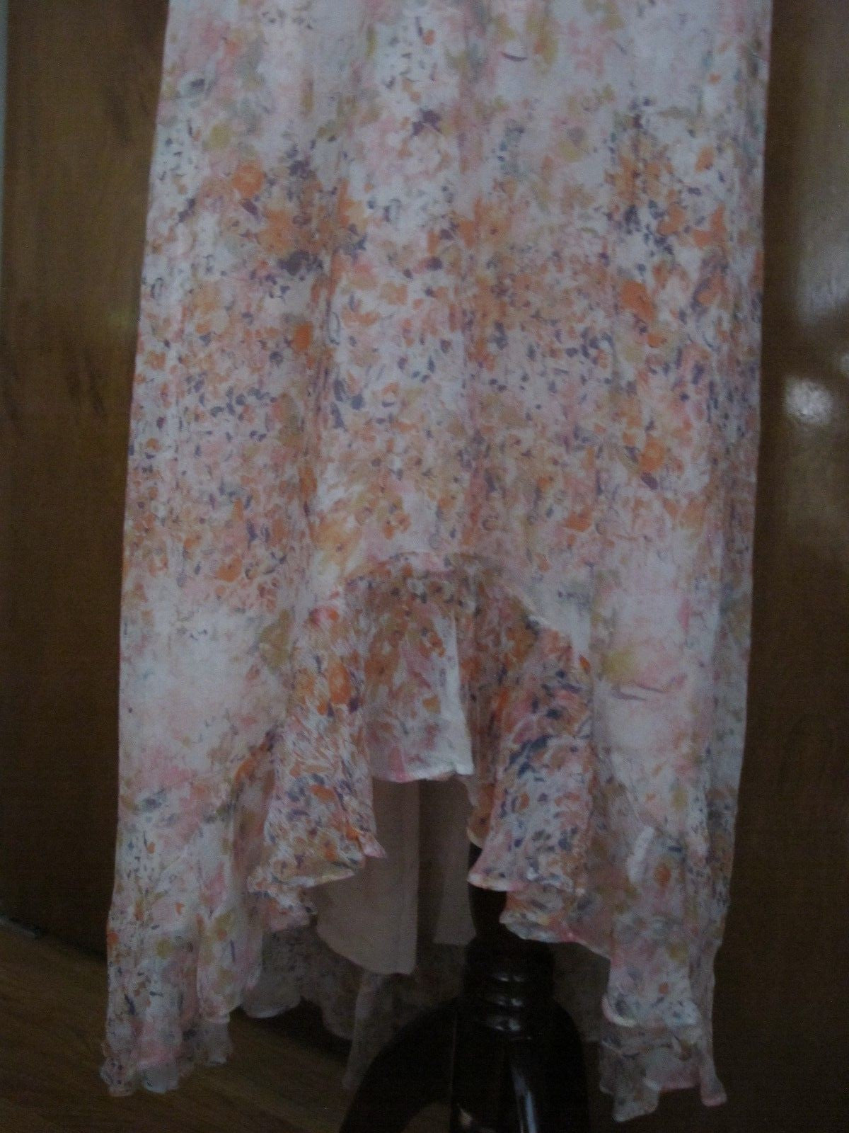 Anthropologie Women's HD in Paris Pink Rose Evening Dress size 12 New w/Tags
