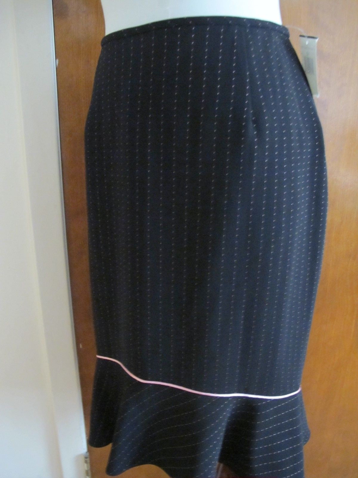Drama women's back pink stylish lined skirt size 12 