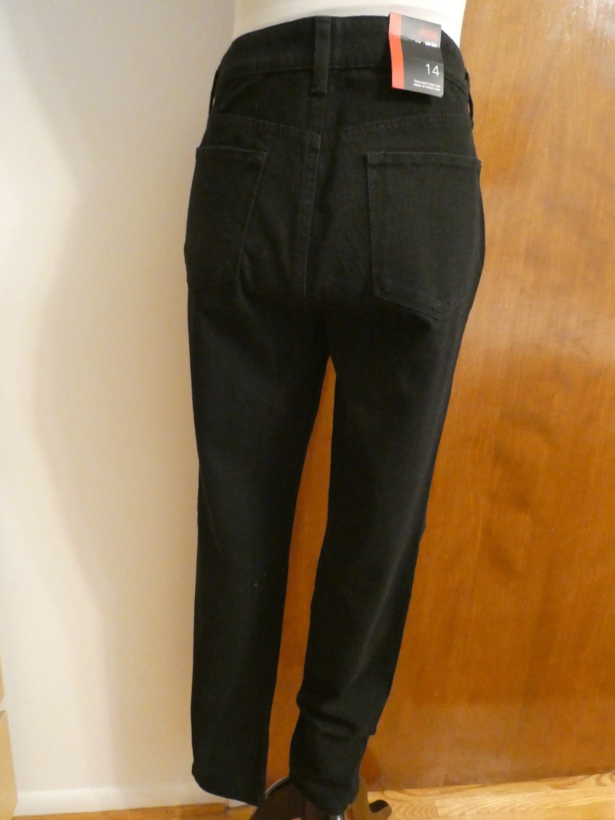 Style &CO Denim Women's Essential Comfort Soft Legging Jean Pants Black Size 14