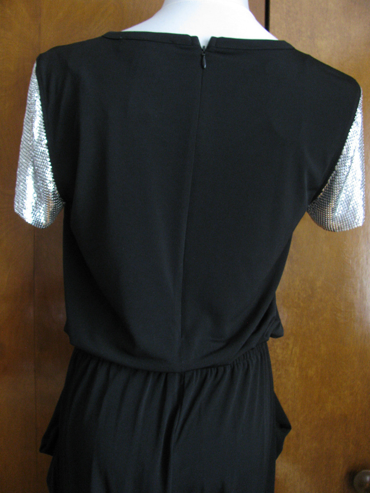 Michael Kors Women’s Black Silver Evening Jumpsuit 