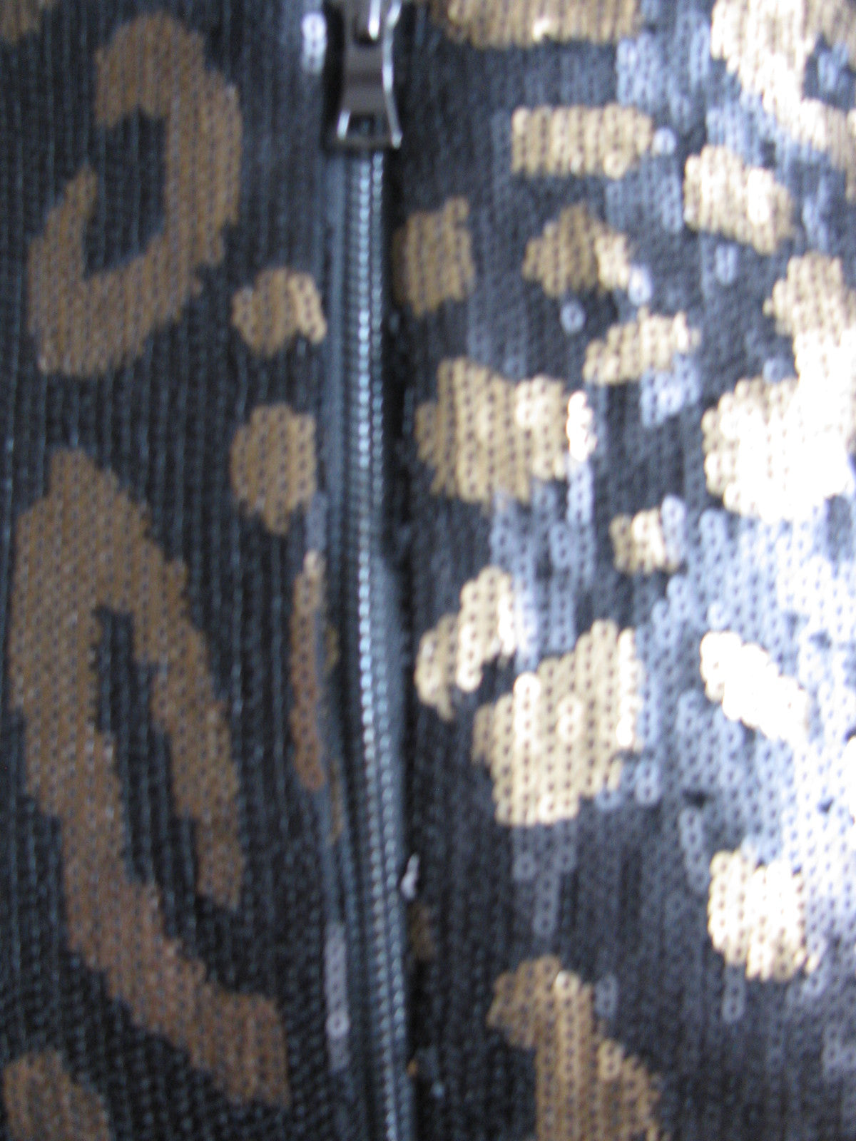 Tahari women’s black & gold sequin evening lined skirt 