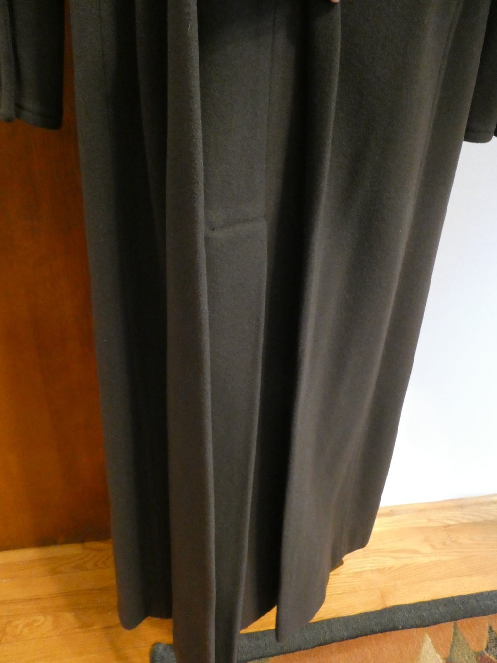 Marvin Richards Women's Long Wool Blend Coat Classic Winter Size 14(fit size8)