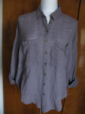 Free People women’s pewter cotton top New