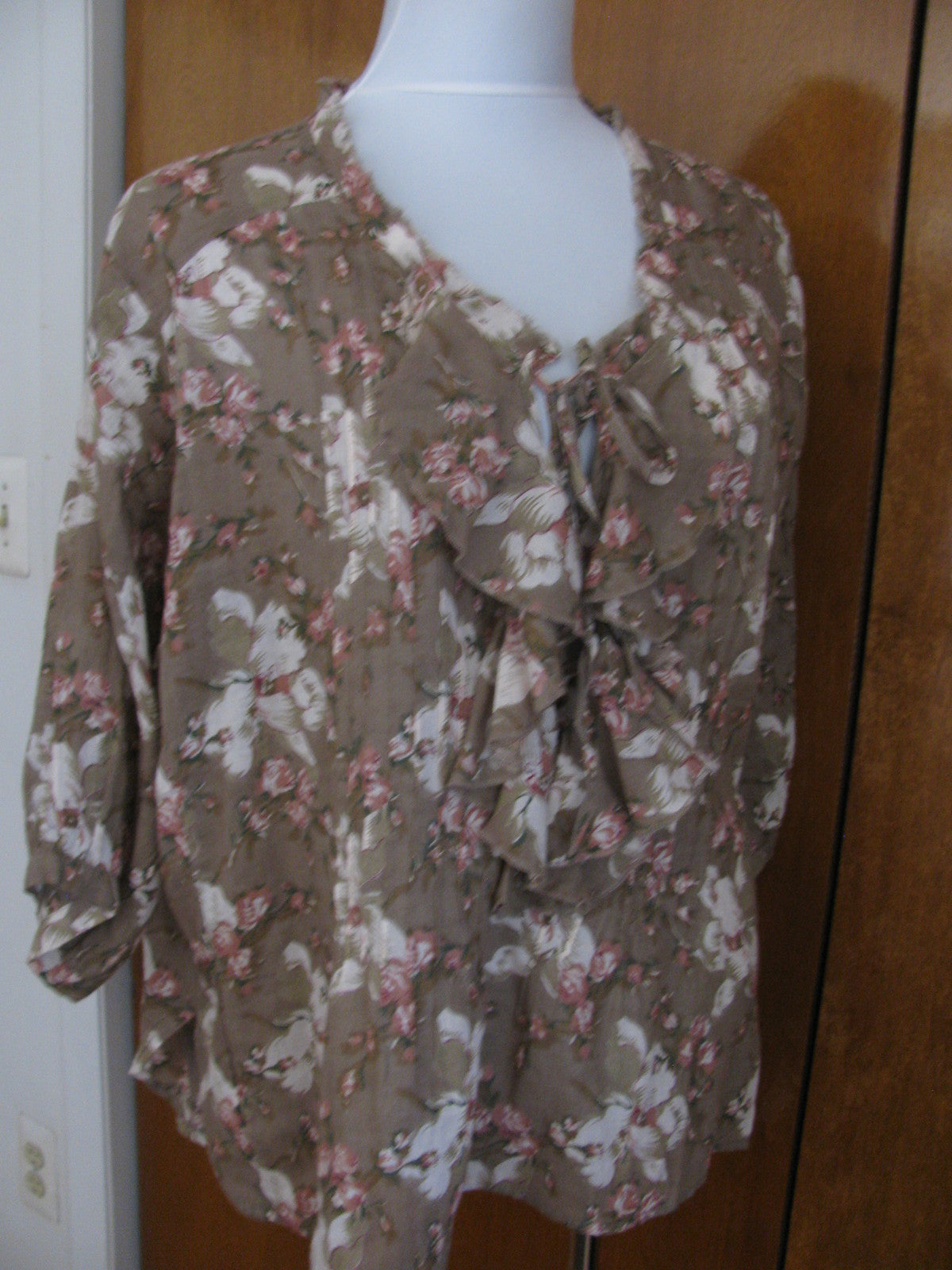 Denim & Supply women's beige multi color top XS