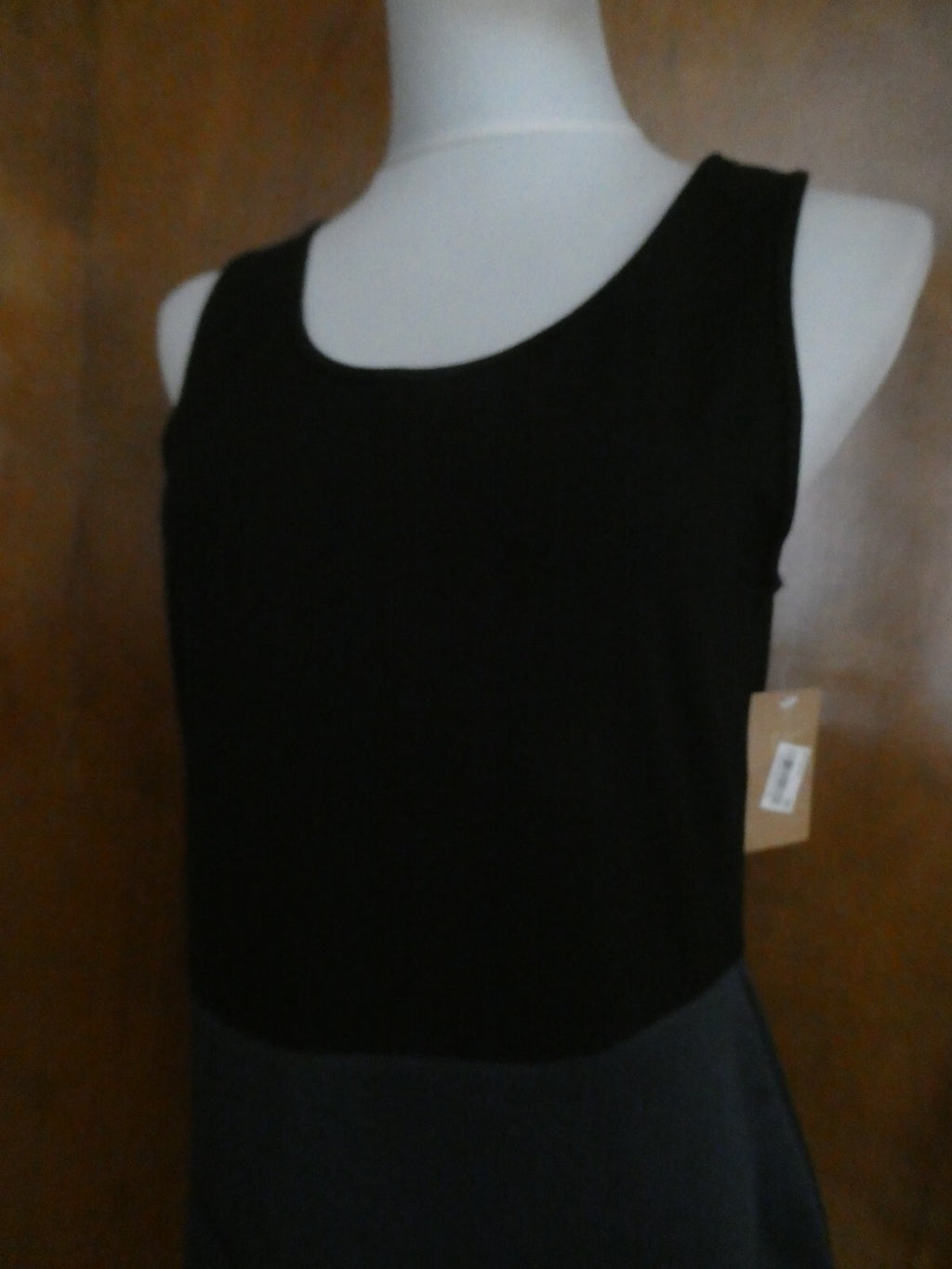 Rachel Roy women's stylish detailed black/navy dress size Xlarge (fits Large)