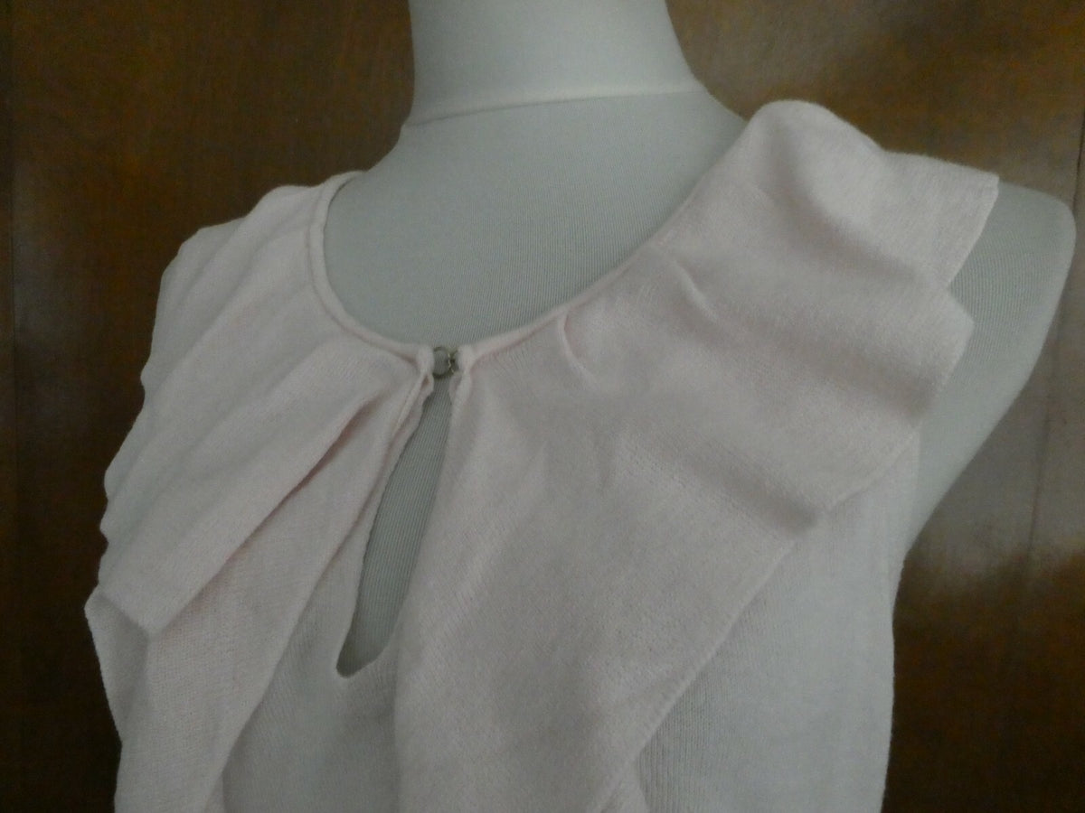 Gap women’s pink cotton/modal top hook closure size Large