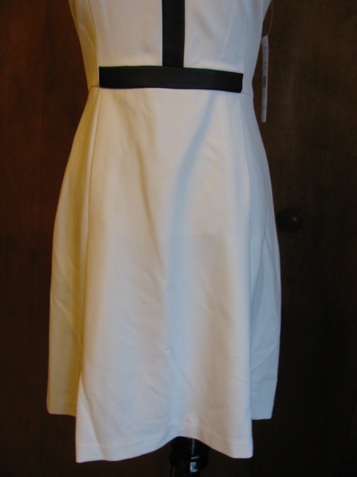 Ralph Lauren women's lined off white detailed dress New