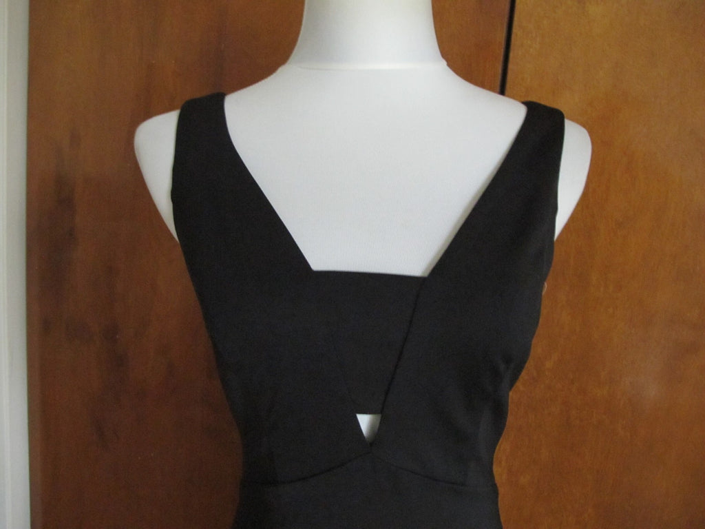 Lauren Ralph Lauren women's black detailed fitted lined dress size 2 NEW