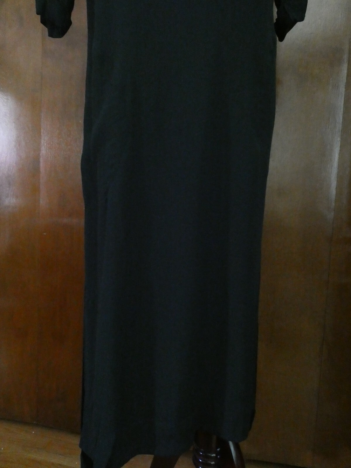 Anthropologie Holding Horses Women Black Casual Short Sleeves Midi Dress XS 