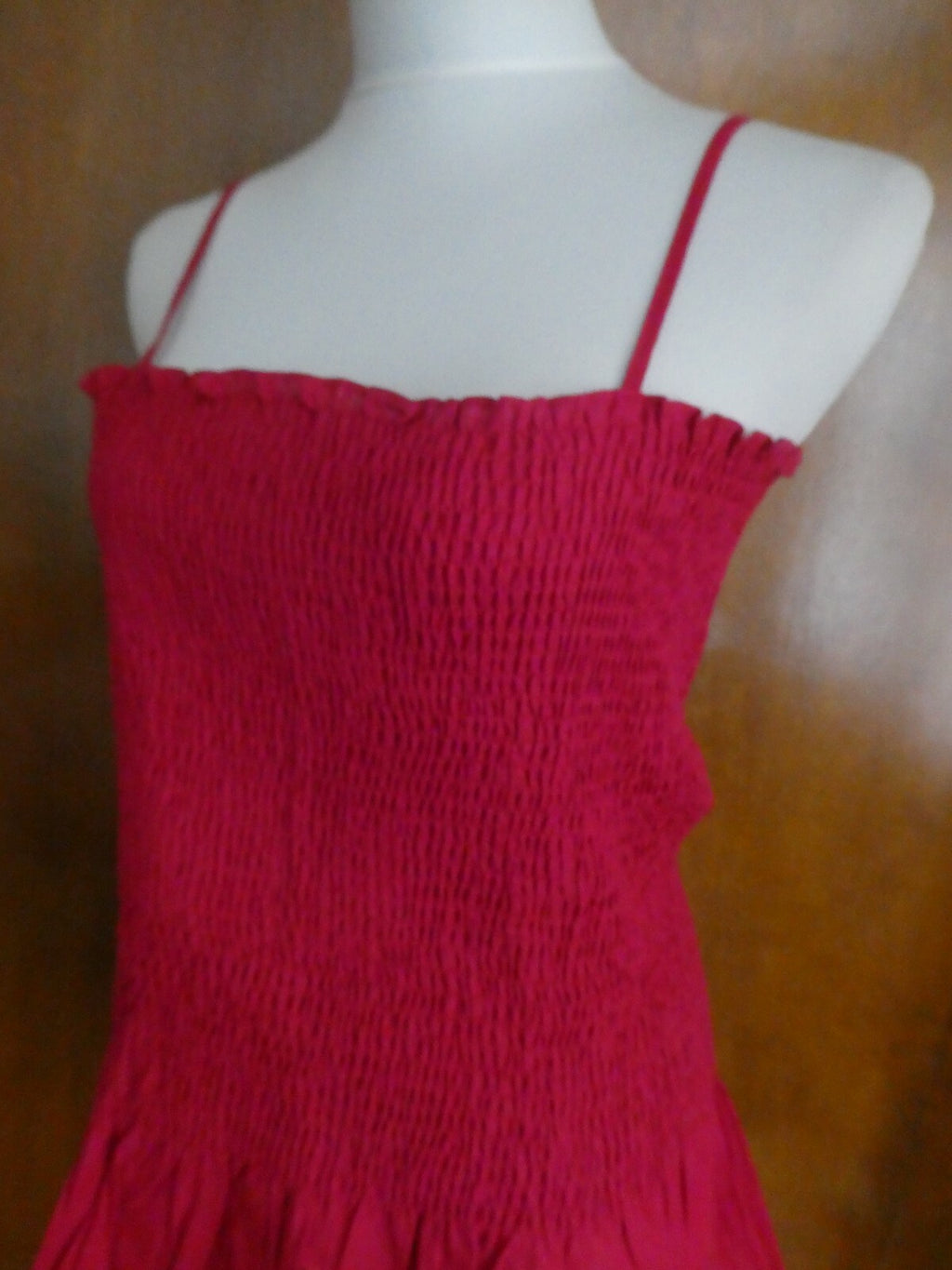 Anthropologie Maeve Women’s Cotton Raspberry Tank Top Size Large