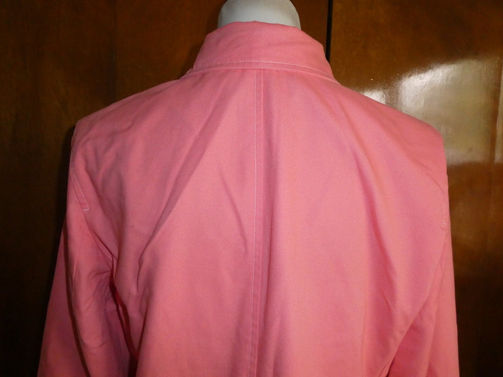 JH Women's Orange Long Sleeve Trench Coat Size 14 (can fit size 12)